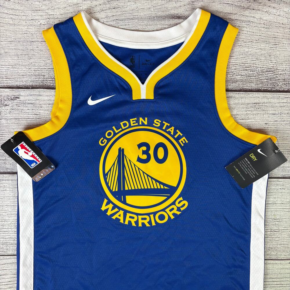 Nike Swingman Golden State Warriors Stephen Curry Basketball Jersey